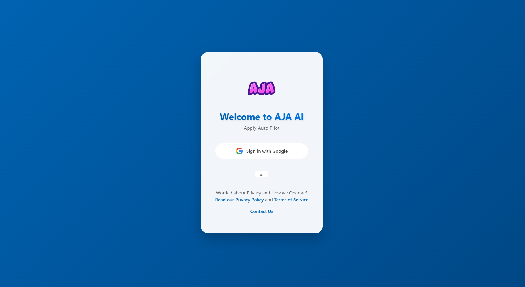 AJA AI Platform